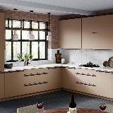 Профиль-ручка крепление саморезами черный матовый (анод), L-3000мм