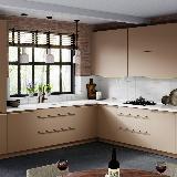 Профиль-ручка крепление саморезами золото матовое (анод), L-3000мм