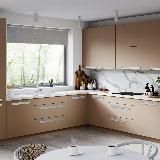 Профиль-ручка крепление саморезами алюминий матовый (анод), L-3000мм Профиль-ручка крепление саморезами алюминий матовый (анод), L-3000мм