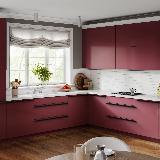 Профиль-ручка крепление саморезами черный матовый (краска RAL9005), L-3000мм Профиль-ручка крепление саморезами черный матовый (краска RAL9005), L-3000мм