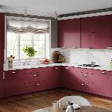 Ручка-рейлинг 128мм никель матовый