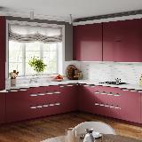 Профиль-ручка врезная для фасада 16/18мм, белый матовый (краска RAL9016), L-3000мм Профиль-ручка врезная для фасада 16/18мм, белый матовый (краска RAL9016), L-3000мм