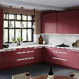 Профиль-ручка врезная для фасада 18мм, белый матовый (краска RAL9016), L-3000мм