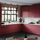 Ручка-раковина 96мм золото матовое