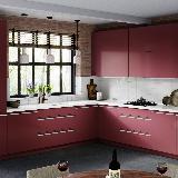 Профиль-ручка крепление саморезами белый матовый (краска RAL9016), L-3000мм