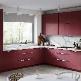 Профиль-ручка L=896мм крепление саморезами алюминий матовый (краска)