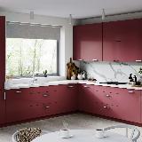 Ручка-рейлинг 352мм (L=1428мм) алюминий матовый