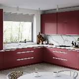 Профиль-ручка врезная для фасада 16/18мм, белый матовый (краска RAL9016), L-3000мм