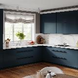 Профиль-ручка L=896мм крепление саморезами черный матовый (краска RAL 9005) Профиль-ручка L=896мм крепление саморезами черный матовый (краска RAL 9005)