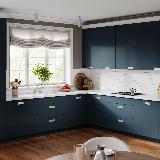 Ручка-раковина 128мм крепление саморезами алюминий матовый Ручка-раковина 128мм крепление саморезами алюминий матовый