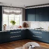 Профиль-ручка крепление саморезами для фасада 16мм, алюминий матовый (анод), L-3000мм