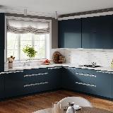 Профиль-ручка крепление саморезами для фасада 16мм, алюминий матовый (анод), L-3000мм