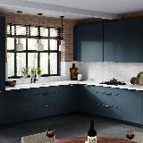 Профиль-ручка 596мм крепление саморезами золото матовое