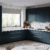 Профиль-ручка 600мм крепление саморезами нерж. сталь (анод)