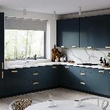 Профиль-ручка L=1400мм золото матовое