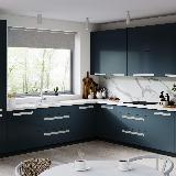 Профиль-ручка крепление саморезами алюминий матовый (анод), L-3000мм Профиль-ручка крепление саморезами алюминий матовый (анод), L-3000мм