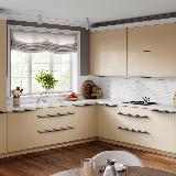 Профиль-ручка L=896мм крепление саморезами графит (краска) Профиль-ручка L=896мм крепление саморезами графит (краска)