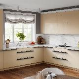 Профиль-ручка крепление саморезами графит (краска), L-3000мм