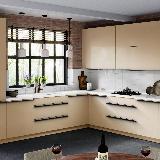 Профиль-ручка крепление саморезами черный матовый (анод), L-3000мм