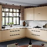 Профиль-ручка крепление саморезами черный матовый (анод), L-3000мм