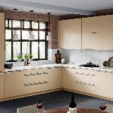 Профиль-ручка крепление саморезами алюминий матовый (анод), L-3000мм