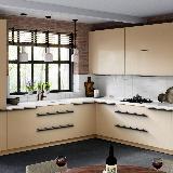 Профиль-ручка 192мм (L=220мм) крепление саморезами черный матовый (краска RAL 9005) Профиль-ручка 192мм (L=220мм) крепление саморезами черный матовый (краска RAL 9005)