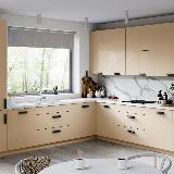 Профиль-ручка L=1400мм черный матовый Профиль-ручка L=1400мм черный матовый