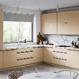 Профиль-ручка крепление саморезами графит (краска), L-3000мм