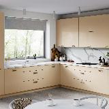 Ручка-раковина 128мм золото матовое Ручка-раковина 128мм золото матовое