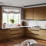 Профиль-ручка врезная для фасада 18мм, черный матовый (краска RAL9005), L-3000мм Профиль-ручка врезная для фасада 18мм, черный матовый (краска RAL9005), L-3000мм