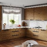 Профиль-ручка крепление саморезами черный матовый (анод), L-3000мм