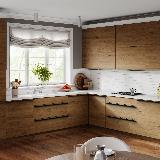 Профиль-ручка крепление саморезами черный матовый (анод), L-3000мм