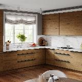 Профиль-ручка крепление саморезами графит (краска), L-3000мм