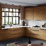 Профиль-ручка L=896мм крепление саморезами черный матовый (краска RAL 9005)