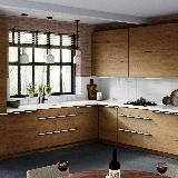 Профиль-ручка крепление саморезами белый матовый (краска RAL9016), L-3000мм