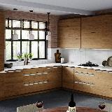 Профиль-ручка врезная для фасада 16/18мм, белый матовый (краска RAL9016), L-3000мм Профиль-ручка врезная для фасада 16/18мм, белый матовый (краска RAL9016), L-3000мм