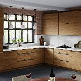 Профиль-ручка крепление саморезами графит (краска), L-3000мм