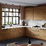 Профиль-ручка 600мм крепление саморезами алюминий матовый (анод)