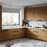 Ручка-рейлинг 352мм (L=1428мм) черный матовый