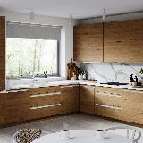 Профиль-ручка врезная для фасада 16/18мм, белый матовый (краска RAL9016), L-3000мм