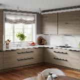 Профиль-ручка L=896мм крепление саморезами черный матовый (краска RAL 9005)