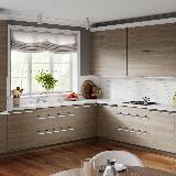 Профиль-ручка врезная для фасада 16/18мм, белый матовый (краска RAL9016), L-3000мм Профиль-ручка врезная для фасада 16/18мм, белый матовый (краска RAL9016), L-3000мм