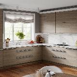 Профиль-ручка 32мм (L=60мм) крепление саморезами алюминий матовый (анод)