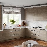 Профиль-ручка врезная для фасада 16/18мм, алюминий матовый (анод), L-3000мм