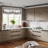 Профиль-ручка 200мм крепление саморезами черный матовый (анод) Профиль-ручка 200мм крепление саморезами черный матовый (анод)