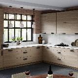 Профиль-ручка 160мм (L=180мм) черный матовый (краска RAL9005)