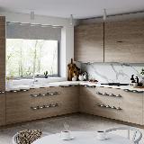 Профиль-ручка 600мм крепление саморезами алюминий полированный (анод) Профиль-ручка 600мм крепление саморезами алюминий полированный (анод)