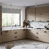 Профиль-ручка 1152мм (L=1400мм) черный матовый (краска RAL9005)