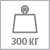 Допустимая нагрузка 300 кг