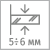 Толщина стеклянной полки 5-6 мм